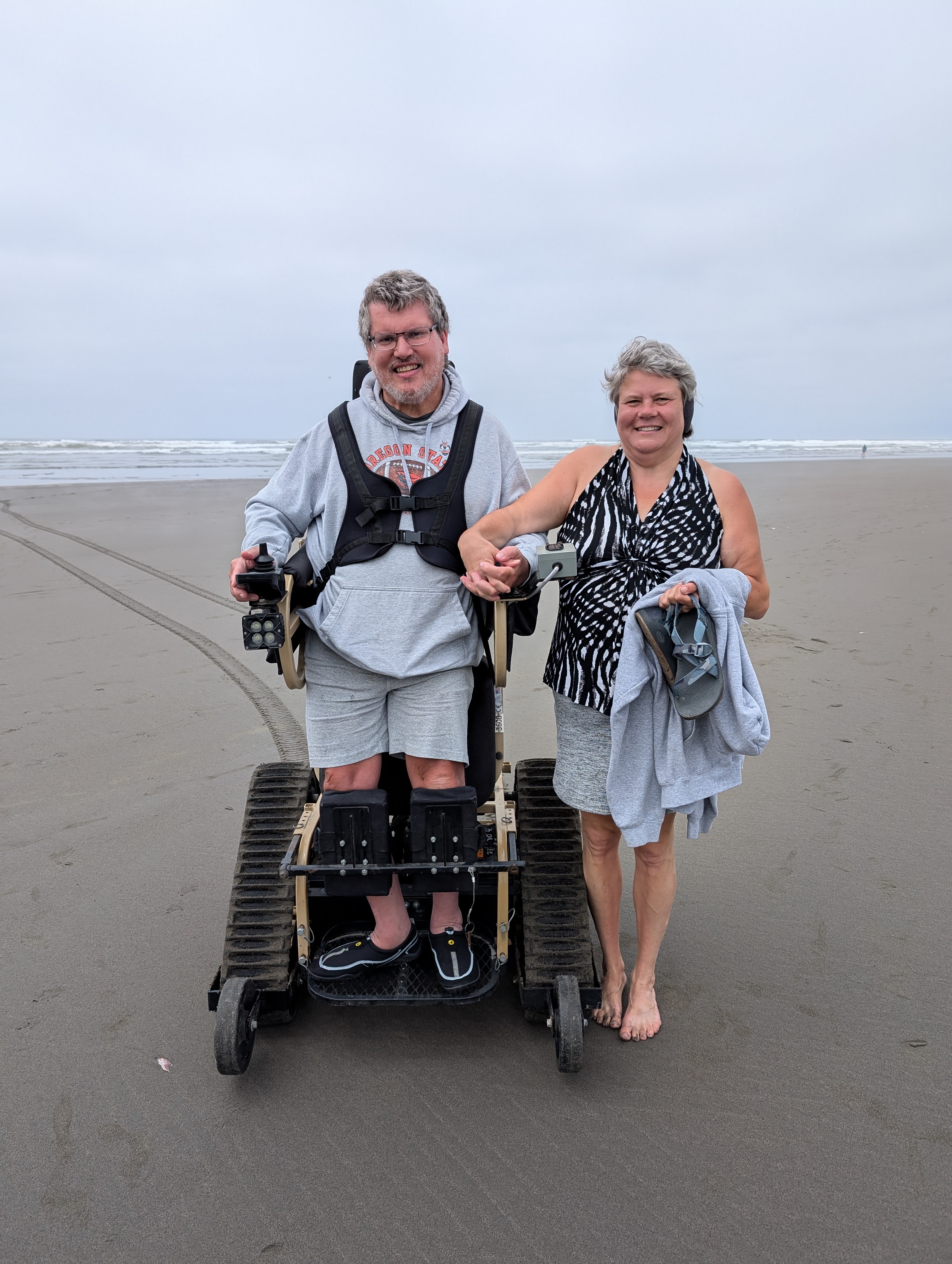 Discovering Beach Bliss In A Track Chair